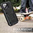 Custodia Lusso Alluminio Cover 360 Gradi RJ1 per Apple iPhone 13 Pro