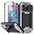 Custodia Lusso Alluminio Cover 360 Gradi RJ1 per Apple iPhone 14 Pro Max