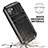 Custodia Lusso Alluminio Cover 360 Gradi RJ4 per Apple iPhone 14 Plus