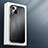 Custodia Lusso Alluminio Cover M01 per Apple iPhone 13 Mini Nero
