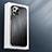 Custodia Lusso Alluminio Cover M01 per Apple iPhone 13 Pro Max Nero