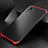 Custodia Lusso Alluminio Cover M01 per Huawei P20 Rosso e Nero