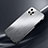 Custodia Lusso Alluminio Cover M02 per Apple iPhone 13 Pro Argento