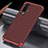 Custodia Lusso Alluminio Cover M03 per Vivo X50 5G Rosso