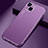 Custodia Lusso Alluminio Cover M04 per Apple iPhone 13 Mini Viola