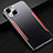 Custodia Lusso Alluminio Cover M05 per Apple iPhone 14 Plus Rosso