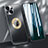 Custodia Lusso Alluminio Cover M08 per Apple iPhone 14 Plus Nero