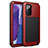 Custodia Lusso Alluminio Cover N01 per Samsung Galaxy Note 20 5G Rosso