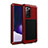 Custodia Lusso Alluminio Cover N01 per Samsung Galaxy Note 20 Ultra 5G Rosso