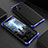 Custodia Lusso Alluminio Cover per Apple iPhone 11 Pro Max Blu