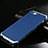 Custodia Lusso Alluminio Cover per Apple iPhone 6 Plus Blu