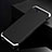 Custodia Lusso Alluminio Cover per Apple iPhone 7 Plus Argento e Nero