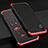 Custodia Lusso Alluminio Cover per Apple iPhone Xs Max Rosso e Nero