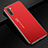 Custodia Lusso Alluminio Cover per Huawei Mate 40 Lite 5G Rosso