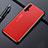 Custodia Lusso Alluminio Cover per Huawei Nova 5 Rosso