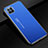 Custodia Lusso Alluminio Cover per Huawei Nova 8 SE 5G Blu