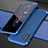Custodia Lusso Alluminio Cover per Oppo K7 5G Blu