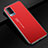 Custodia Lusso Alluminio Cover per Vivo X60 5G Rosso