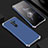 Custodia Lusso Alluminio Cover per Xiaomi Redmi Note 8 Pro Blu