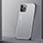 Custodia Lusso Alluminio Cover T01 per Apple iPhone 11 Pro Argento