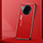 Custodia Lusso Alluminio Cover T01 per Huawei Mate 30E Pro 5G Rosso