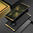 Custodia Lusso Alluminio Cover T01 per Huawei Mate 40 Pro Oro e Nero