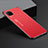 Custodia Lusso Alluminio Cover T01 per Huawei Nova 6 SE Rosso