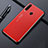 Custodia Lusso Alluminio Cover T01 per Huawei P30 Lite Rosso