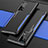 Custodia Lusso Alluminio Cover T01 per Huawei P40 Pro+ Plus Blu