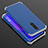 Custodia Lusso Alluminio Cover T01 per Oppo RX17 Pro Blu