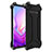 Custodia Lusso Alluminio Cover T01 per Samsung Galaxy S10 5G Nero