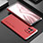 Custodia Lusso Alluminio Cover T01 per Xiaomi Mi 11 5G Argento e Rosso