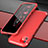 Custodia Lusso Alluminio Cover T02 per Apple iPhone 12 Mini Rosso