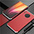 Custodia Lusso Alluminio Cover T02 per Huawei Mate 30 Pro 5G Argento e Rosso