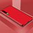 Custodia Lusso Alluminio Cover T02 per Huawei P30 Rosso