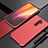 Custodia Lusso Alluminio Cover T02 per Xiaomi Redmi Note 8 Pro Rosso