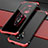 Custodia Lusso Alluminio Cover T03 per Xiaomi Redmi K30 Pro Zoom Rosso e Nero