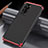 Custodia Lusso Alluminio Cover T04 per Huawei P40 Rosso e Nero