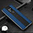 Custodia Lusso Alluminio Cover T05 per Huawei Mate 20 Blu