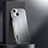 Custodia Lusso Alluminio e Silicone Laterale Cover AT1 per Apple iPhone 13 Argento