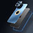 Custodia Lusso Alluminio e Silicone Laterale Cover con Mag-Safe Magnetic JL1 per Apple iPhone 13