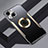 Custodia Lusso Alluminio e Silicone Laterale Cover con Mag-Safe Magnetic JL3 per Apple iPhone 13 Oro
