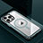 Custodia Lusso Alluminio e Silicone Laterale Cover con Mag-Safe Magnetic QC1 per Apple iPhone 13 Pro