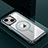 Custodia Lusso Alluminio e Silicone Laterale Cover con Mag-Safe Magnetic QC1 per Apple iPhone 14 Plus