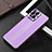 Custodia Lusso Alluminio e Silicone Laterale Cover J01 per Oppo Find X3 5G Viola