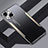Custodia Lusso Alluminio e Silicone Laterale Cover JL3 per Apple iPhone 14 Oro