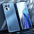 Custodia Lusso Alluminio e Silicone Laterale Cover M01 per Xiaomi Mi 11 5G Blu