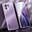 Custodia Lusso Alluminio e Silicone Laterale Cover M01 per Xiaomi Mi 11 5G Viola