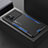 Custodia Lusso Alluminio e Silicone Laterale Cover M02 per Vivo iQOO 9 5G Blu