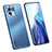 Custodia Lusso Alluminio e Silicone Laterale Cover M02 per Xiaomi Mi 11 5G Blu